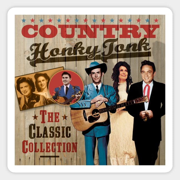 Country Honky Tonk – The Classic Collection Magnet by PLAYDIGITAL2020